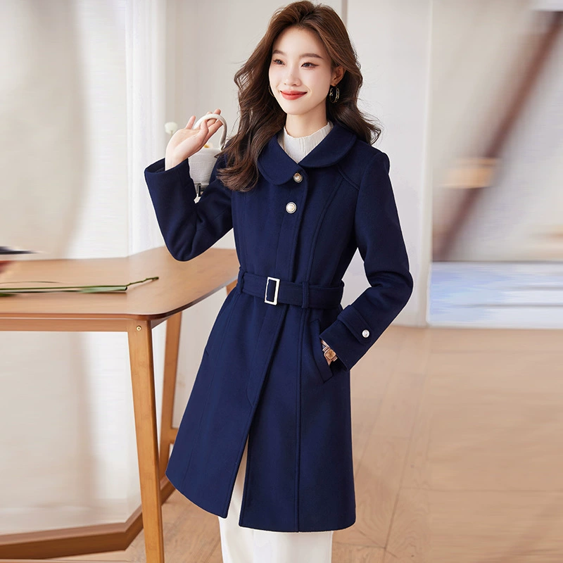 Шерстяное пальто рабочая одежда мужчины и женщины хлопок осень и зима занятие административное бизнес шерстяное пальто прием платье