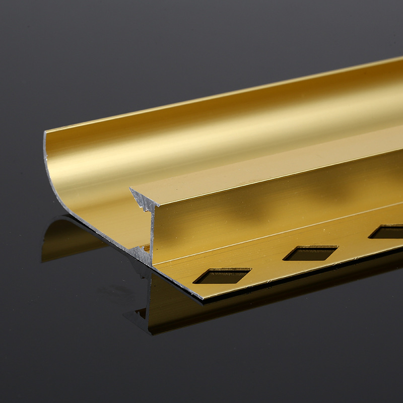 Aluminum alloy embedded baseboard with LED light emitting hidden installation invisible ultra narrow floor line wall protection board corner line customized 