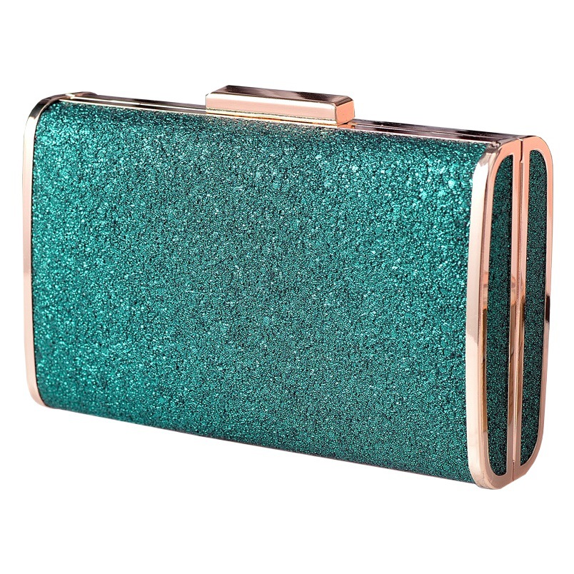 2023 moda europea y americana PU noche bolsa transfronteriza e-commerce vestido bolsa brillante banquete bolsa Socialite partido embrague de las mujeres