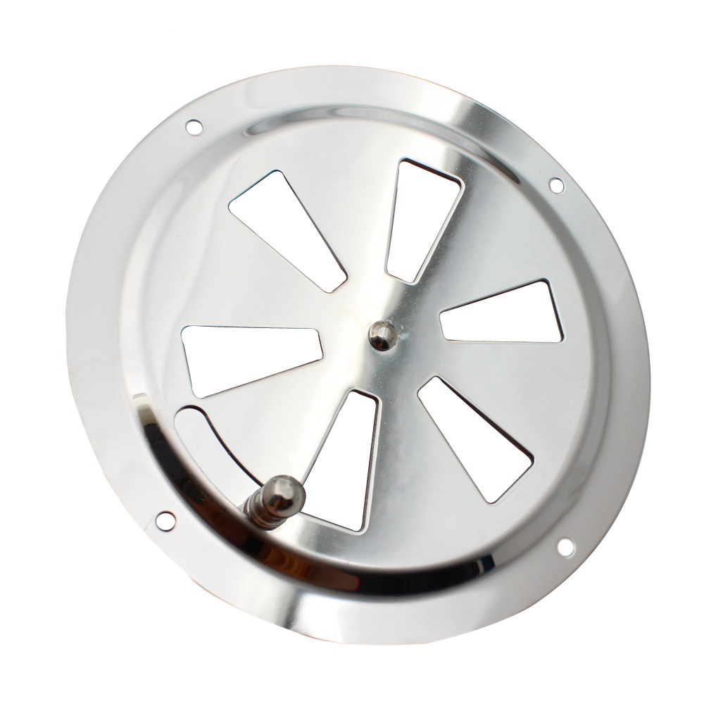 thumbnail image 1 of Rejilla de ventilación redonda 1 Uds. Rejilla de ventilación redonda Rejilla de ventilación con orificio de ventilación Rejilla de escape de acero inoxidable de 125 mm Aire entrante, 1 of 5