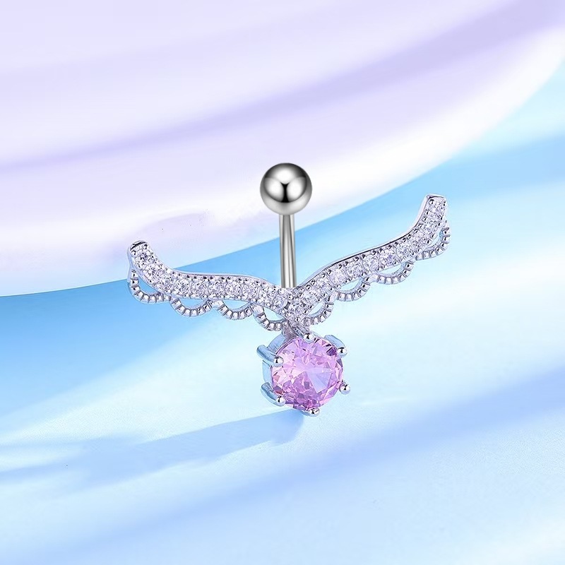 Pointed titanium steel lip stud product view