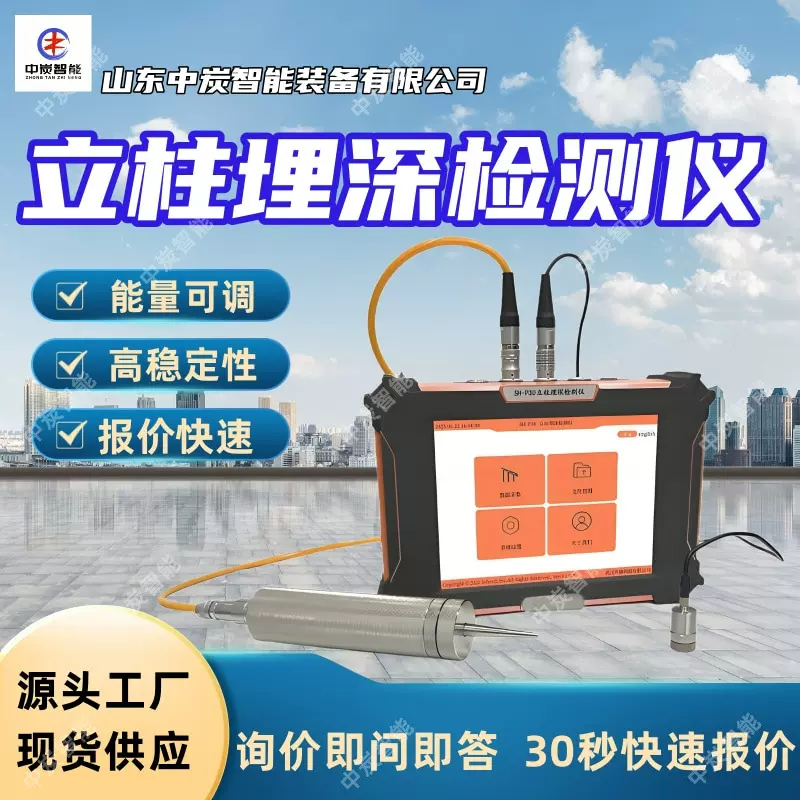 立柱埋深检测仪 能量可调 信号触发 SH-P30立柱埋深检测仪