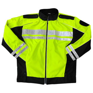 Spring and Autumn Fluorescent Duty Clothing Outdoor Emergency Rescue Traffic Reflective Safety Clothing Cycling Raincoat Jacket Reflective Clothing