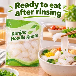 Konjac Silk Knot 0 Fat Commercial Hot Pot Ingredient OEM ODM