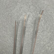 外皮1. 0Ⅹ3.0   11支/0.12镀锡紫铜十裸紫铜   30Cm  透明排线