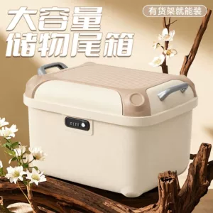 Universal Electric Vehicle Trunk, Motorcycle Rear Trunk, Aima Scooter, Large Capacity Waterproof Storage Trunk