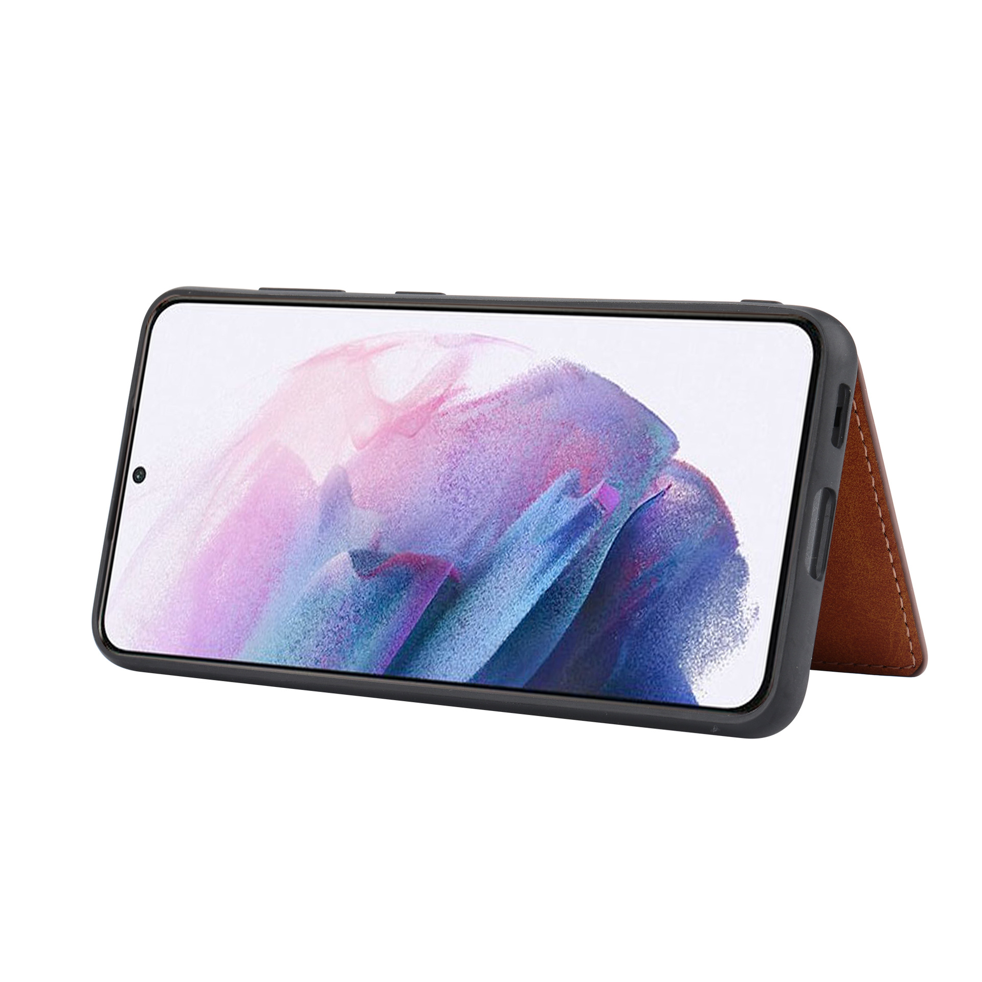 Adecuado para Samsung S22 caja del teléfono móvil S22 más color a juego titular de la tarjeta S22 ULTRA funda protectora de negocios image 6