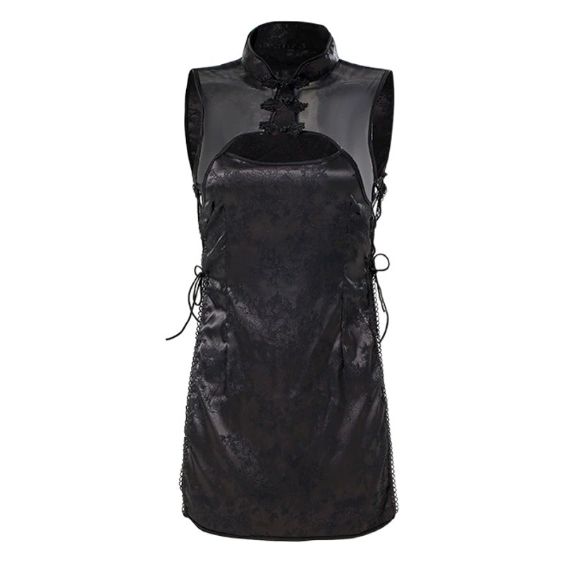 Аромат для ночного прослушивания, сексуальное нижнее белье, сексуальный костюм Cheongsam в стиле ретро, соблазн, открывающийся сбоку, ремень, страстный костюм для ролевых игр