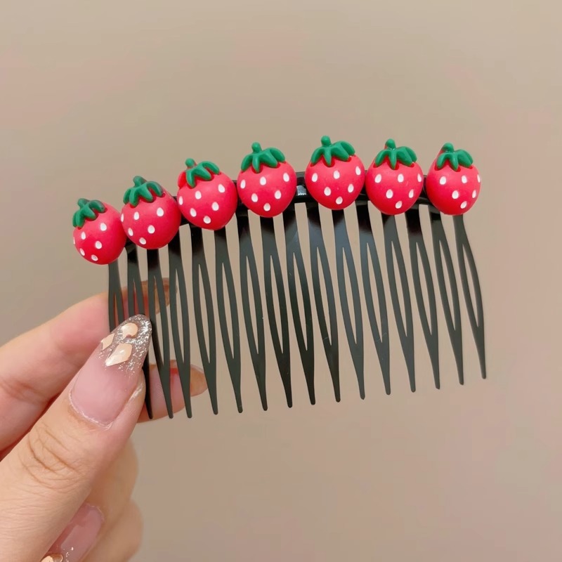 2025 nuevos niños lindo peine de pelo roto niña frente flequillo insertado peine horquilla niña parte posterior de la cabeza horquilla tocado