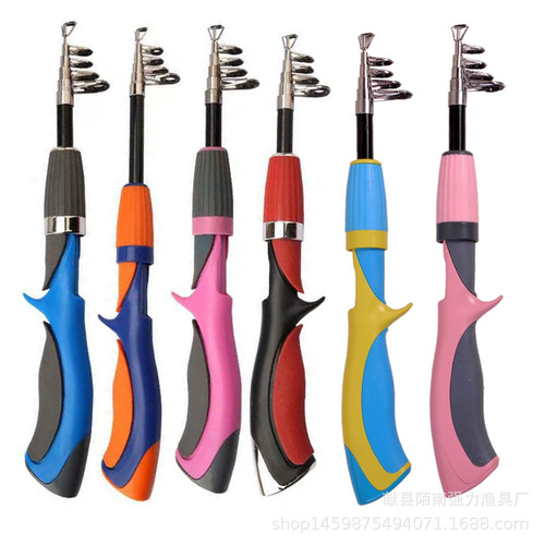AliExpress ebay foreign trade small throwing rod with gun handle mini sea rod 1.2 1.4 1.6 1.8 meters processing and customization