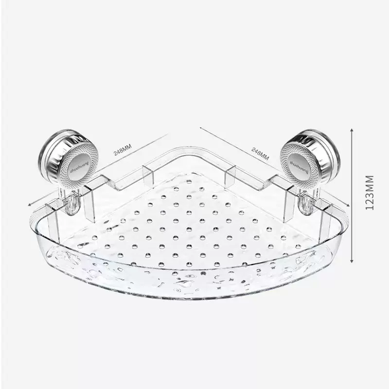 吸盘置物架家用浴室墙上免打孔无痕壁挂收纳盒卫生间洗漱台置物架