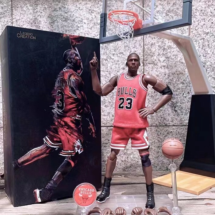 NBA Star 1/9 Jordan Kobe James Curry Action Figure Soldier Model Ornaments Spot Wholesale