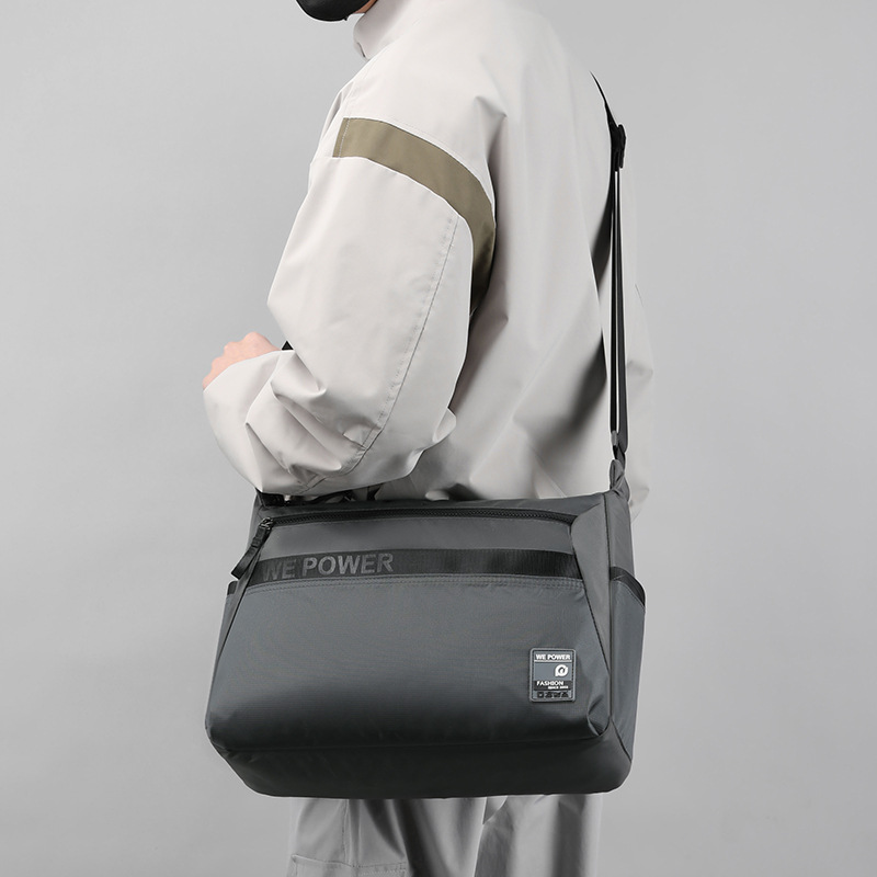 WEPOWER nuevo estilo casual ligero versátil tendencia al aire libre impermeable desgaste hombre viaje de negocios mochila de hombro