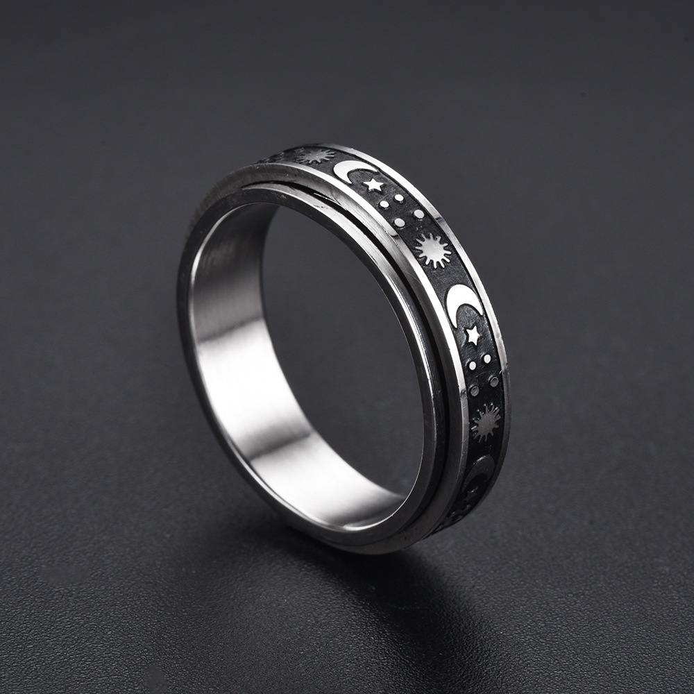 1 Piece Quantity 1 Piece Fashion Geometric Stainless Steel Plating Unisex Rings