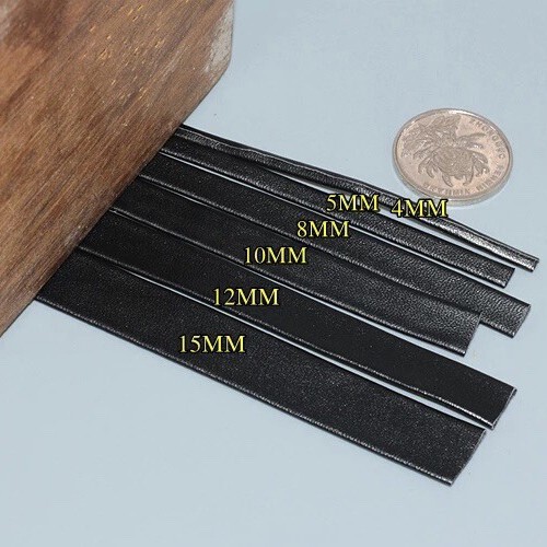 Spot wholesale PU folding strip high-grade soft material good leather strip jewelry accessories clothing accessories pet accessories