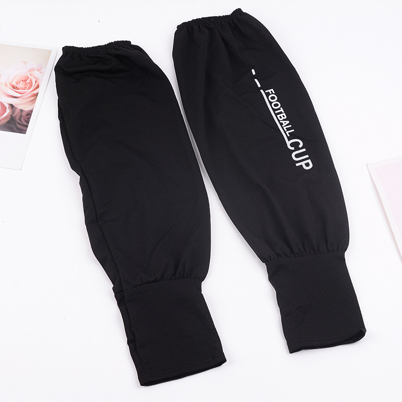 Los hombres de protección solar oversleeve verano extra grande suelta hielo seda brazo guantes de protección UV brazo Delgado oversleeve