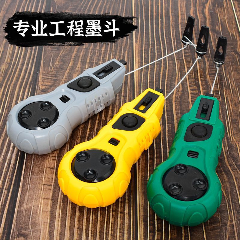 ✅德国进口墨斗电动全自动收线耐用多功能划线器弹线器墨斗木