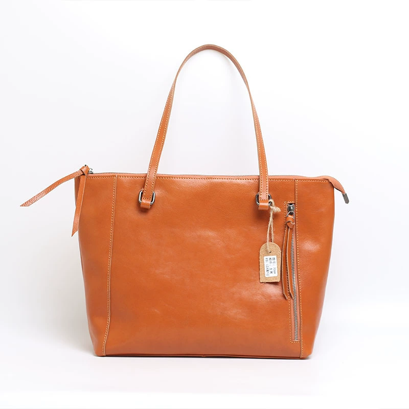 Leather classic fashionable handheld purse, bag, genuine leather