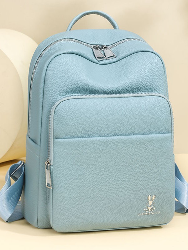 7039跨境双肩包多口袋休闲百搭多功能学生书包韩版旅行背包