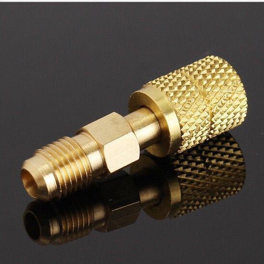 R410A制冷空调转换接头连接器外1/4SAE内5/16SAE ADAPTER AD87接