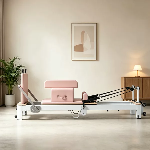 Cross-border factory Pilates core bed, foldable aluminum alloy small white bed, training bed, yoga studio Pilates equipment