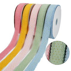 廠家韓版燈芯絨燙金織帶 手工diy蝴蝶結裝飾彩帶花束條紋緞帶