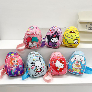 New cross-border foreign trade children's chest bag fashion bag cartoon pattern boy's small bag coin purse cute girl