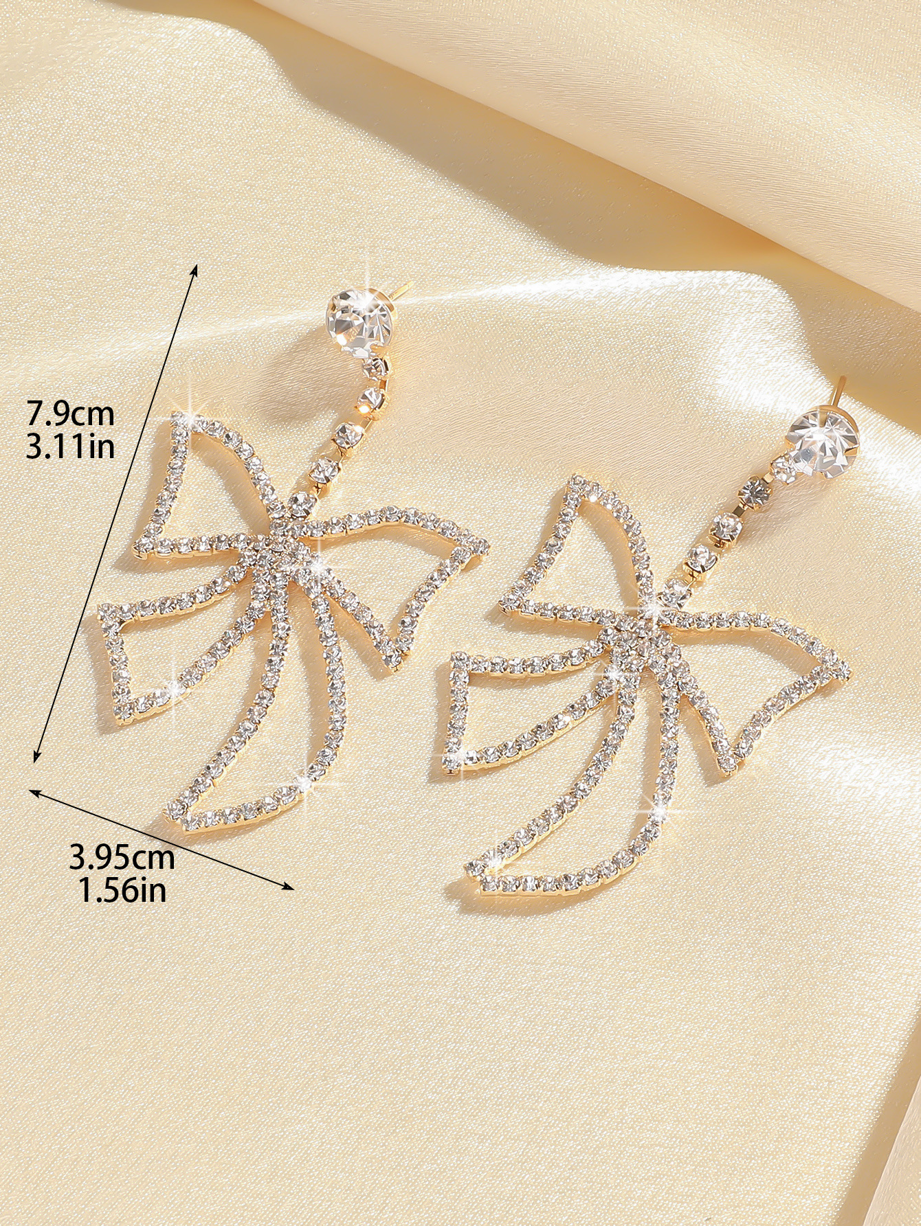 orecchini lunghi con nappe e strass in zircone super flash di alta qualità per le donne, orecchini alla moda dal temperamento_voghion.com