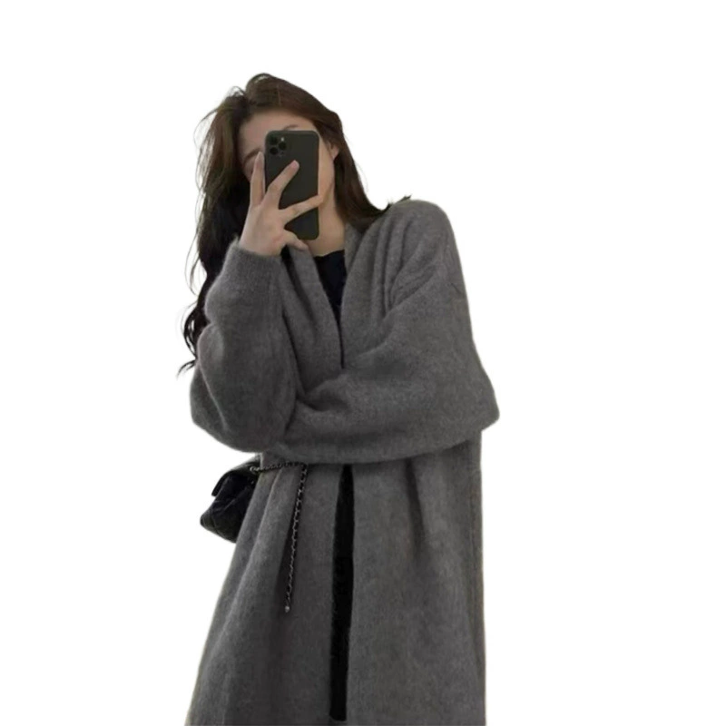 Кардиган, милый цветной свитер, куртка, oversize