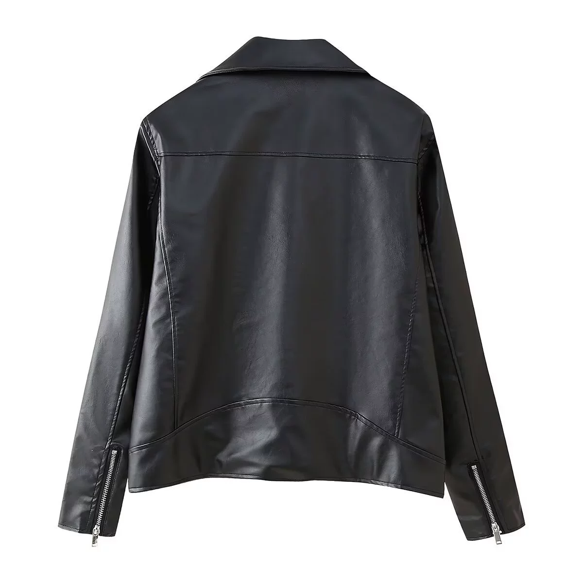 Autumn colored jacket with zipper, European style, wholesale, city style