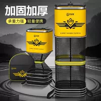 Утолщенная клееная квадратная цельная защитная сетка для рыбы для соревнований по дикой рыбалке, квадратная противоскользящая быстросохнущая защитная сетка для рыбалки, сумка для рыболовной сети