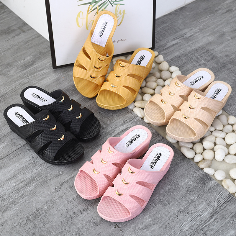 Slippers women's summer fashion sequins...