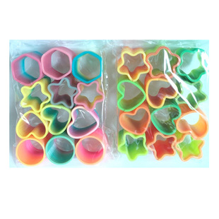 Shaped rainbow circle five-pointed star rainbow circle heart-shaped rainbow circle heart-shaped rainbow circle polygon rainbow circle