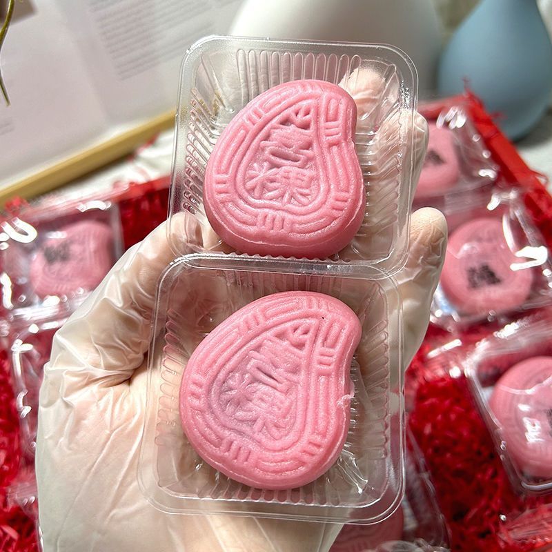 Chaoshan specialty red peach cake glutinous rice peach cake…