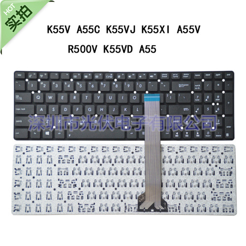 适用于Asus华硕A55V K55V A55VM A55VD  R500v R700V键盘 K55DE