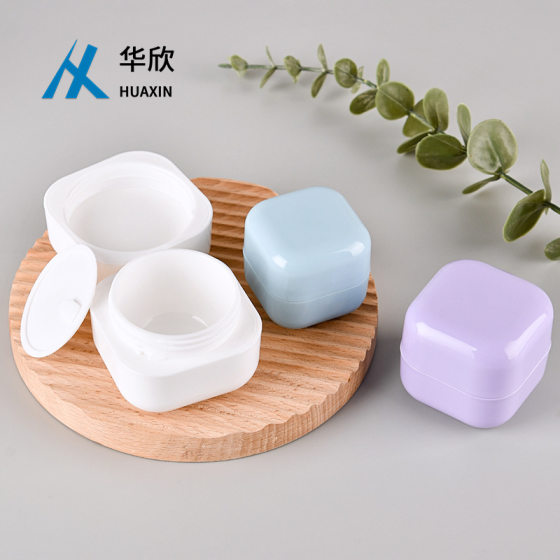 20g30g50g PP square smooth cream bottle plastic rounded liner double cosmetics sub-bottle mask box