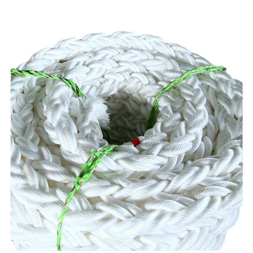 Восемь нитей морских тросов, износостойкий нейлоновой веревки, сверхпрочный натяг, толстый веревку, чтобы бросить веревку, длинную проволоку, связанную ppp, якорную веревку