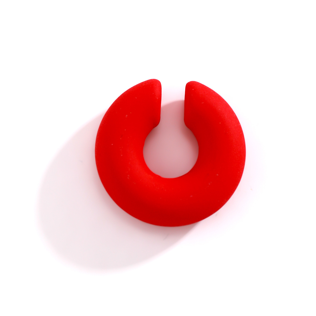 Großhandel Schmuck Einfacher Stil Geometrisch Einfarbig Ccb Überzug Reif Ohrringe display picture 4