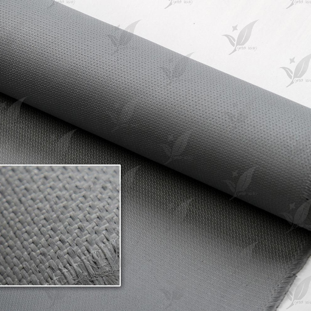 供应无机防火卷帘基布（蓝布，反射布，硅胶布）