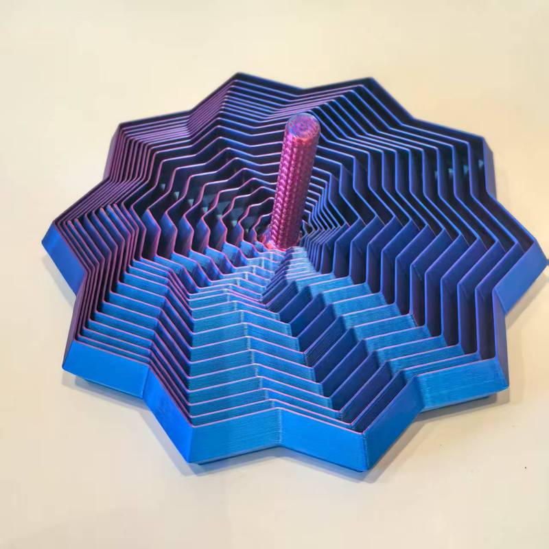 3d打印带手柄十边形指尖解压舒缓玩具ExpandedSensoryFidget Star|undefined
