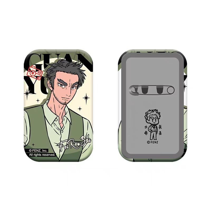 正規品非人哉-花火の年シリーズ缶バッジブラインドボックスアニメ二次元周辺機器|undefined