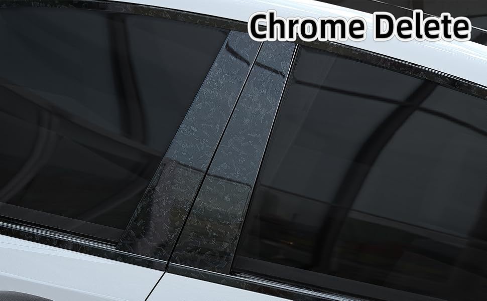 Car Door Sill Strip Anti-Step Pedal Decorative Strip Pet Forged Carbon Fiber Pattern Black Bumper Door Color Changing Film