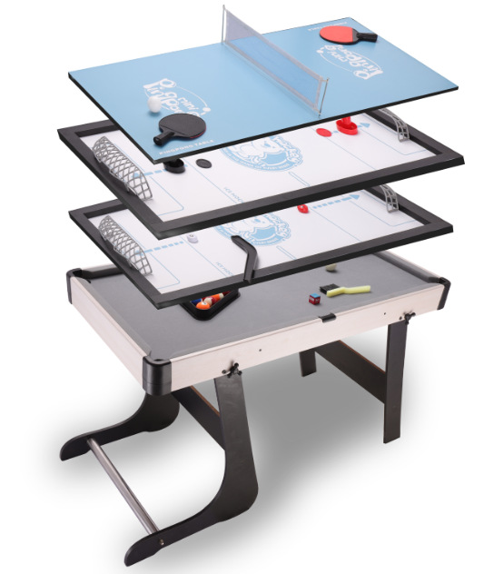 Mesa de billar multifuncional 3 - en - 1 4 - en - 1 fútbol hockey sobre hielo mesa de tenis de mesa juguetes para niños