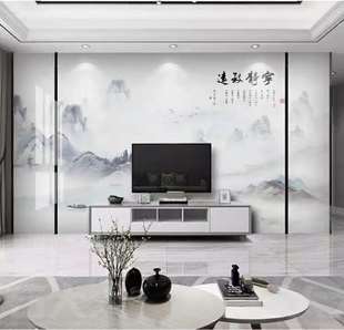 2022 new high temperature rock board large board TV background wall 800x 2600 living room modern simple TV wall video