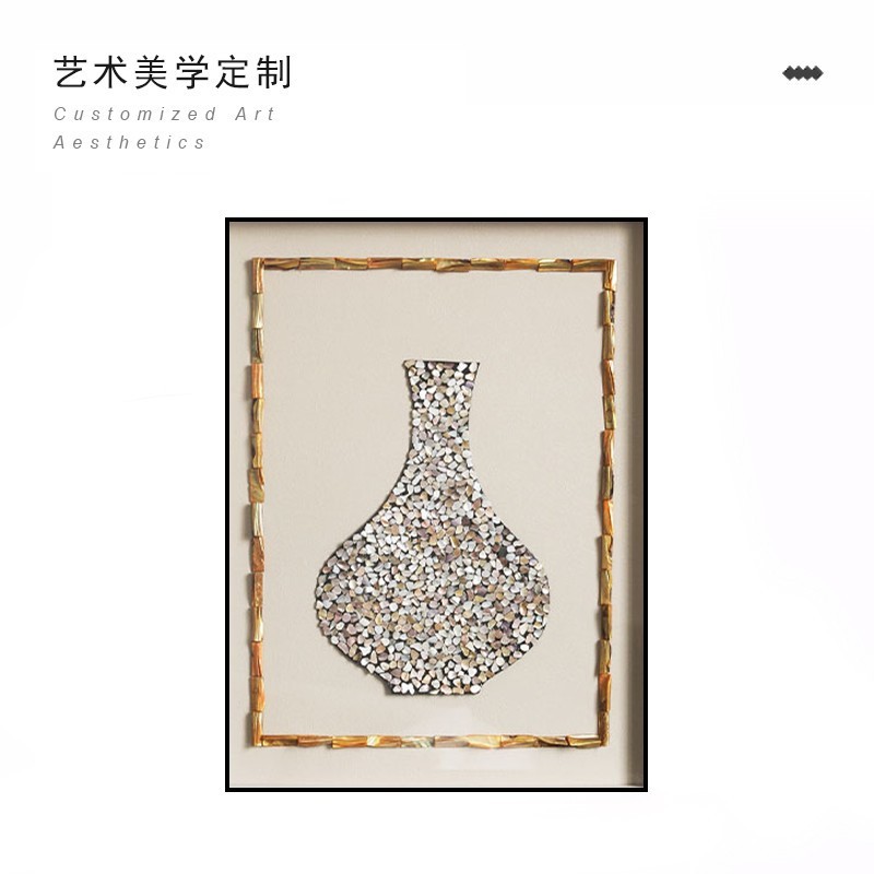 ニッチなハイエンドの抽象的なリビングルームのソファの背景の壁の装飾絵画パーソナライズされたシンプルなスタイルの寝室の玄関廊下吊り絵画|undefined
