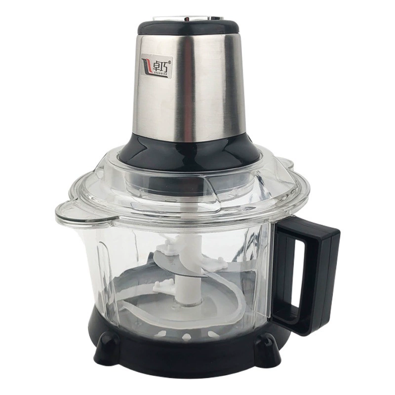 Оптовая Продажа с фабрики Zhuoqiao Мясорубка электрическая кухонная машина бытовая овощная Мясорубка 5 литров ручка чашка мясорубка