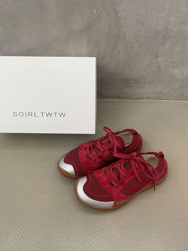 SGIRL TWTW复古运动德训阿甘鞋女2025新款舒适软底网面透气老爹鞋|undefined