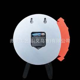 跨境刹车盘卡钳造型汽车机械风挂钟 工业硬核风装饰时钟