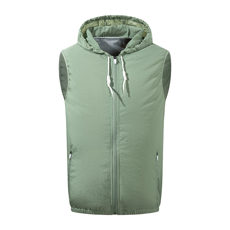 日本新款降温空调服男女充电制冷风扇衣服户外防晒空调服马甲背心