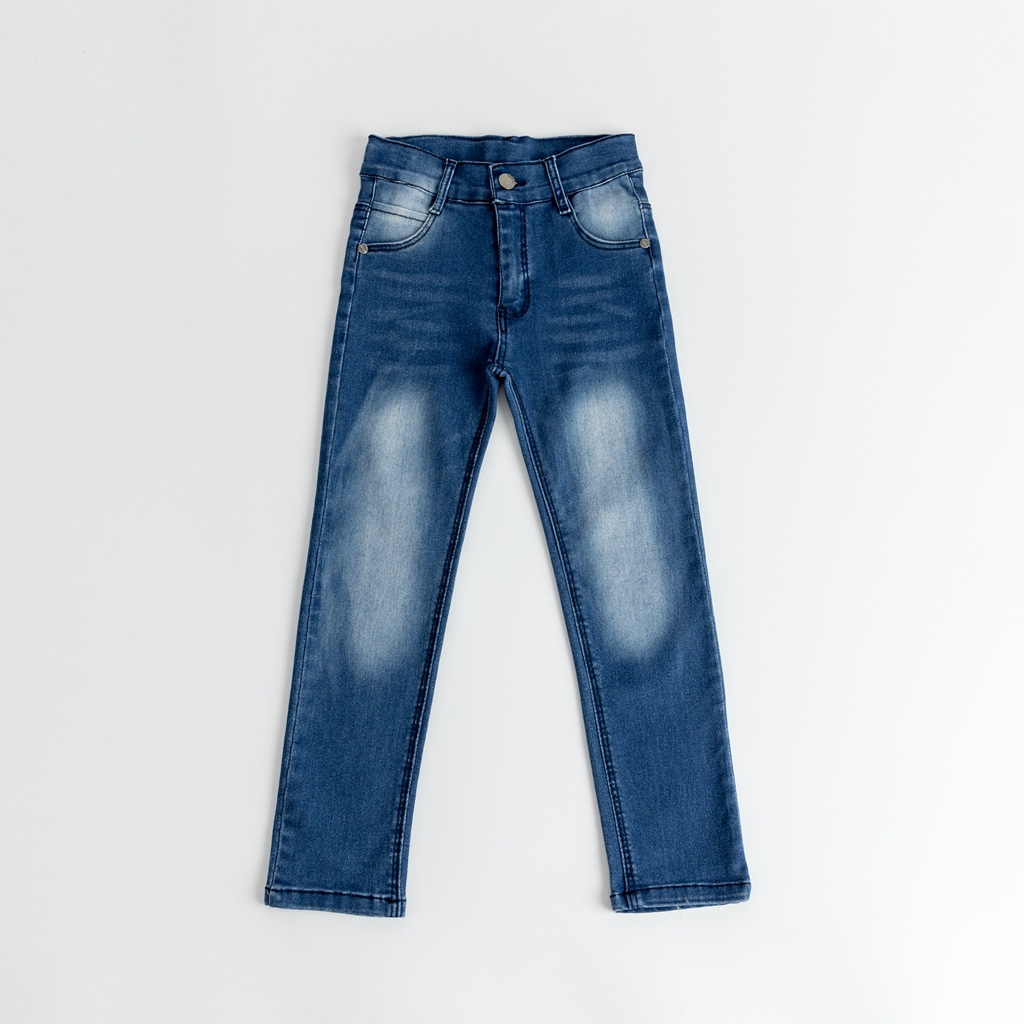 Denim elastic trousers for boys, jeans, children's clothing